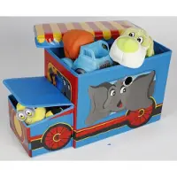 Koopman Boîte de rangement pliable 8x, design camion, 55 x 26 x 31 cm, avec couvercle
