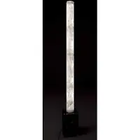 Casa Padrino Lampadaire LED de luxe albâtre / noir H. 185 cm - Italy