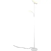 TRIO Lampadaire Specter blanc avec lampe de lecture