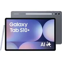 Samsung Galaxy Tab S10+, 31,5 cm (12,4"), 2800 x 1752 pixels, 256 Go, 12 Go, 2 GHz, gris
