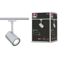 Paulmann 95631, Spot pour rail, GU10, 1 ampoule, LED, chrome