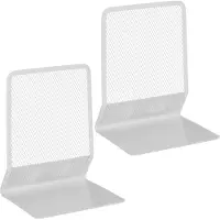 Relaxdays 2x serre-livres (10.50 x 13.50 x 17 cm)