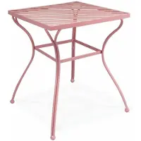 Casa Padrino Table de jardin Art Nouveau Rose 55 x H. 65 cm - Meubles de jardin nostalgiques