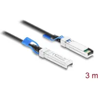DeLOCK Câble Twinax, connecteur SFP28 vers SFP28, 25 Gbps, 3 mètres, passif