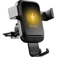 Lampa Support de Téléphone Voiture Grille d'Aération avec Charge Sans Fil