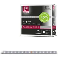 Paulmann Bande LED MaxLED 500, blanc neutre, longueur 1 m, 3,6 W, 550 lm/m, 64 LED/m, 4000 K