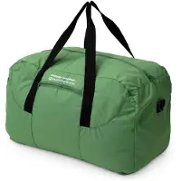 Hauptstadtkoffer grand sac de voyage pliable 55 L, sac de voyage pliable léger Weekender Sac de plage avec fermeture éclair pour femmes hommes Sac de transport Travel Bag XL,Vert