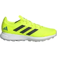 Adidas Chaussures de hockey sur gazon unisexes hockey ZONE DOX 2.2, couleur turquoise/jaune, taille 46