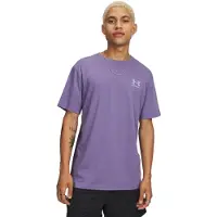 Under Armour T-shirt à manches courtes UA Sportstyle avec logo sur la poitrine Homme Purple Luxe/Blanc