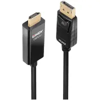 Lindy Hdr Displayport To Hdmi Cable 3 M Argenté