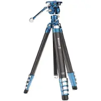 Benro Cyanbird Carbon Tripod w/ FS20PROC501 Head (Tcbc25fs20proc501) (Carbone, Métal), Trépied, Noir