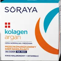 Soraya Kolagen+Argan Crème hydratante anti-rides jour/nuit, 50 ml