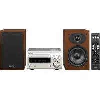 Denon Micro-chaîne hi-fi 2x30W CD MP3 WMA BT FM DAB+ si-kirschholz D-M41DABSPCWEKGE