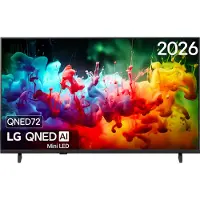 LG QNED 43QNED72B6B, 109,2 cm (43 pouces), 4K Ultra HD, QNED, Smart TV, Noir