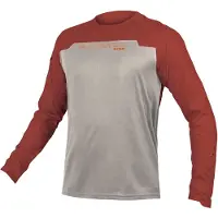 Endura Maillot MT500 Burner (manches longues) - Rouge brique - XXL