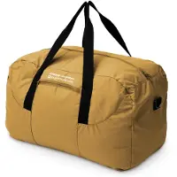Hauptstadtkoffer grand sac de voyage pliable 55 L, sac de voyage pliable léger Weekender Sac de plage avec fermeture éclair Femme Homme Sac de transport Travel Bag XL,Harvest Gold