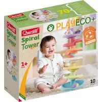 Quercetti Playbio Spiral Tower Evo 10 Pieces Clair Enfants