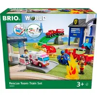 BRIO Rescue Team Train Set (36025) Multicolore Enfants