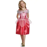 Disney Princess Aurora Classic Girl Costume Rose 3-4 Years Enfants