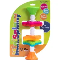 FAT BRAIN Mini Spinny Baby Toy Vert Enfants