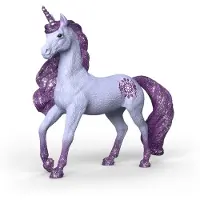 Schleich Jument licorne Orchid de