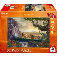 Schmidt Spiele The Lion King Disney Thomas Kinkade:-return To Pride Rock? () (sch57396) Puzzle 6000 Pieces Multicolore Enfants
