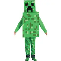 Minecraft Creeper Deluxe Costume Vert 4-6 Years Enfants