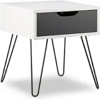 Relaxdays Table de chevet (40 x 40 x 44 cm)