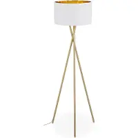 Relaxdays Dreibein-Stehlampe (E27)