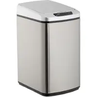 Relaxdays 10026543_55 Sensor Mülleimer 12,0 l silber