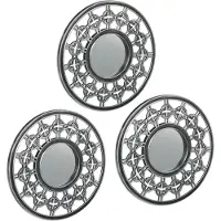 Relaxdays 3x miroir (25 cm)