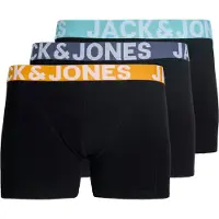 Jack & Jones Boxers 'JACCONOR' bleu-gris / menthe / orange / noir