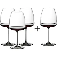 Riedel Lot de verres à pinot noir Pay 3 Get 4 WINEWINGS, Verres à vin, Transparent