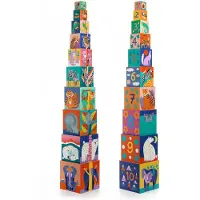 Djeco Tour de construction Animaux,