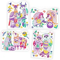 Djeco Set de Coloriage - Magie Couleur - Animaux de la forêt - - UneTaille - Set de Coloriage