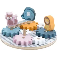Vigatoys Viga PolarB engrenages en bois avec animaux