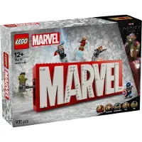 LEGO Marvel 76313 Logo MARVEL et ses super héros - Jeu de construction Avengers dès 12 ans