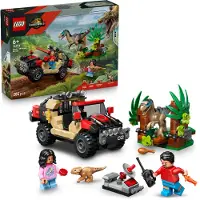 LEGO Le vélociraptor et l'évasion en 4x4