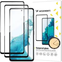 Wozinsky Vollflächig verklebtes gehärtetes Glas für Samsung Galaxy A37, 2er-Set (2 pcs, Samsung Galaxy A37), Téléphone portable : film de protection, Transparent