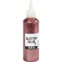 Creativ Company CC Glitter glue 118 ml Light pink