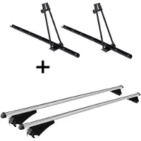 VDP 2x porte-vélos ORION + porte-bagages Tiger XL compatibles avec Volvo V40 Cross Country à partir de 13 ans