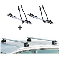 VDP 2xPorte-vélos SAGITTAR + porte-rails CRV107A compatibles avec Renault Talisman break 5 portes à partir de 2016