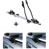 VDP Porte-vélos SAGITTAR + porte-bagages L120 compatible avec Renault Laguna Grand Tour K56 96-00