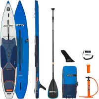 STX iSUP 14'0 : planche de paddle gonflable, modèle Touring Race, comprenant un paddle de 426 cm