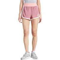 Adidas Pacer Woven Colorblock Shorts Rose L Femme