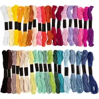 Creativ Company Set de fils à broder "Couleurs assorties", 42 pièces