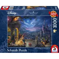 Schmidt Thomas Kinkade, Disney, La Belle et la Bête, Danse au clair de lune, puzzle de 1000 pièces