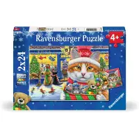 Ravensburger Chatons De Noël 2x24p (12004059) Puzzle