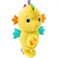 Baby einstein Sea Dreams Sucette en peluche hippocampe jaune