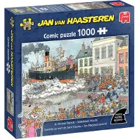 Jan van Haasteren - L'arrivée Au Port De Saint Nicolas (1000 Pièces)